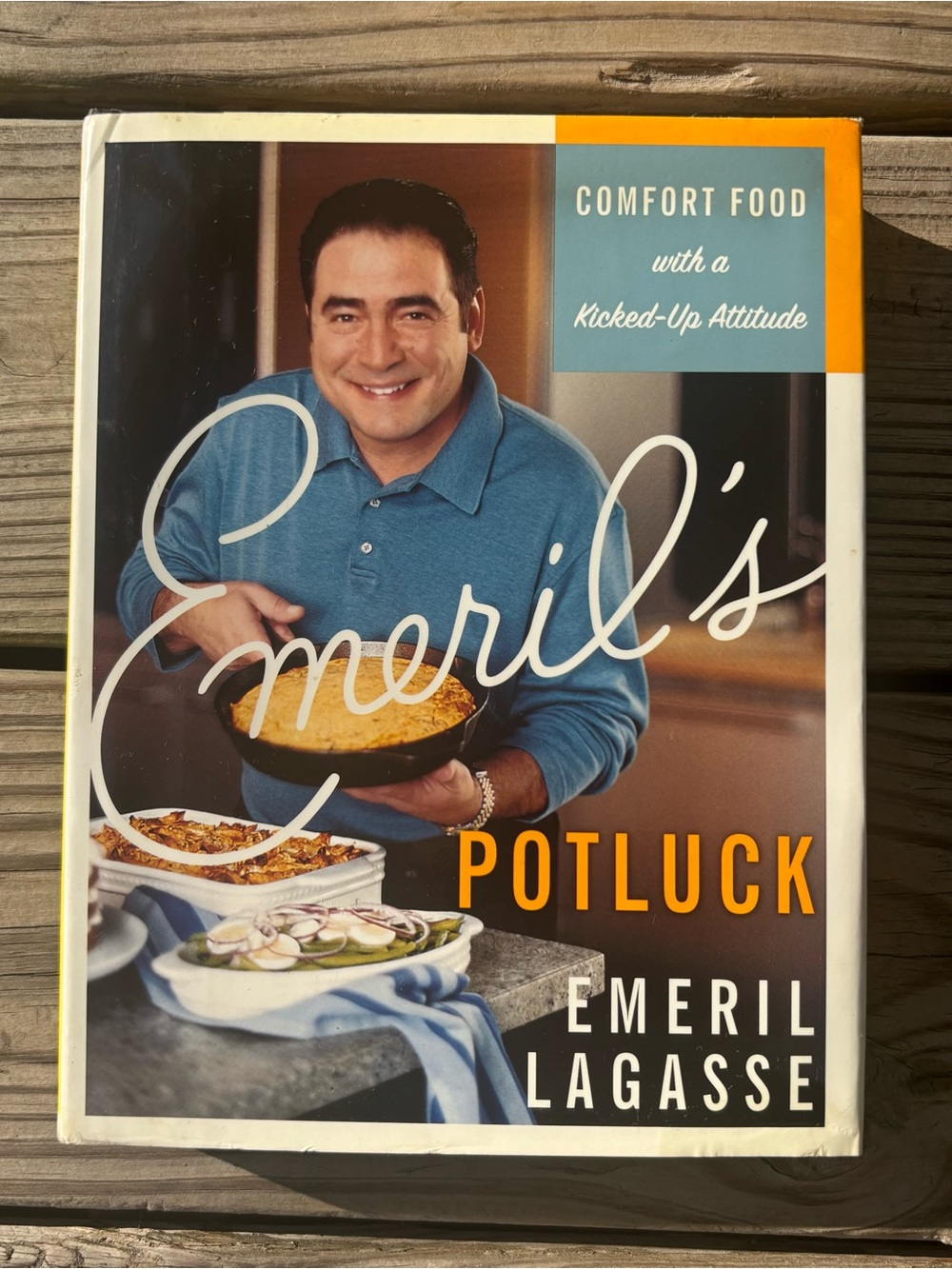 SIGNED - Emeril’s Potluck Cookbook - Emeril Lagasse